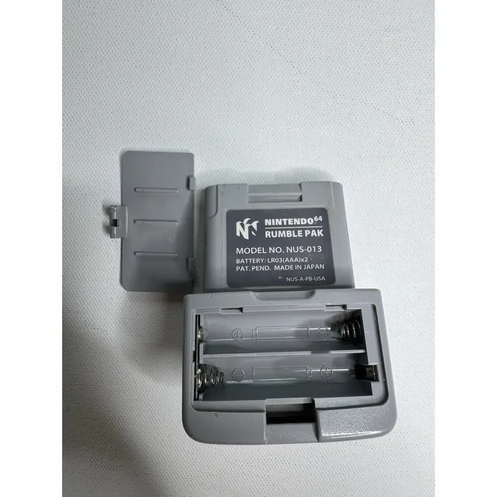 Original OEM Nintendo 64 N64 Rumble Pak - Gray (NUS-013)